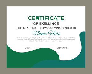  

Modern and professional certificate template design
