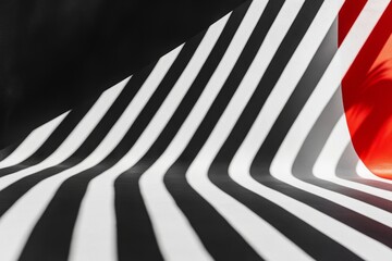 A geometric design of five parallel lines, each labeled with a weekday, emphasizing structure and routine