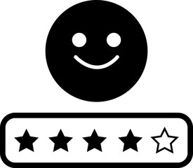 Rating Satisfaction icon. vector of Emotion Smiles Excellent, Good, Normal, Not Good, Bed, Credit Rating and Service, Survey approval user rating star elements. isolated on transparent background