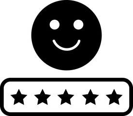 Rating Satisfaction icon. vector of Emotion Smiles Excellent, Good, Normal, Not Good, Bed, Credit Rating and Service, Survey approval user rating star elements. isolated on transparent background