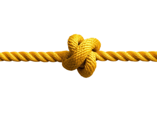 Intricate knot tying, a closeup of secure rope fastening techniques and durable knotting craftsmanship
