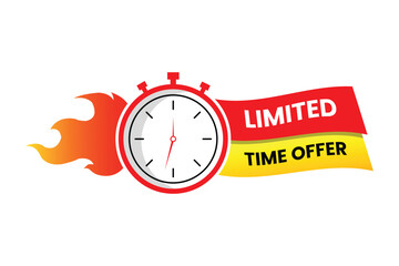 Limited time offer vector  design
