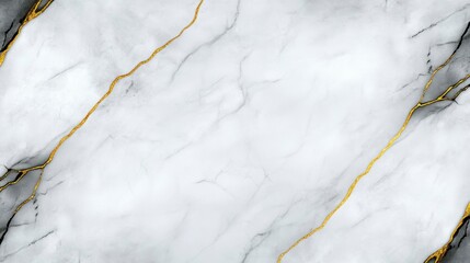 Fototapeta premium Elegant marble background featuring intricate golden veining and soft gray tones for stylish design projects