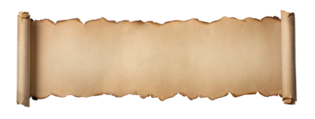 巻物状の古い紙の背景テクスチャー