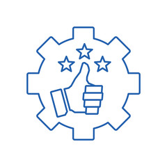 Best technique, technology, equipment.Vector linear icon illustration isolated on white background.