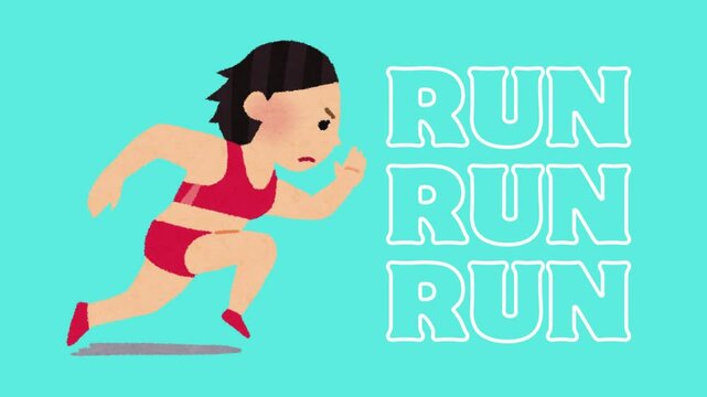 "Create a realistic digital painting of a sprinter in mid-stride, showcasing powerful muscles, intense focus, and motion blur to emphasize speed, set in a professional track stadium during sunset."