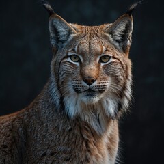 Fototapeta premium lynx in the snow