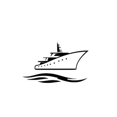 Luxury Yacht on the Ocean: A Voyage of Summer Adventure. Cruise Ship, Sailing Vessel, Maritime Travel, and Nautical Voyage