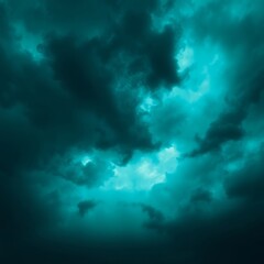 Dramatic clouds swirl in a moody sky just before a storm rolls in over the landscape during twilight hours