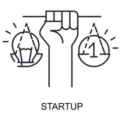 Startup Icon. Vector Design