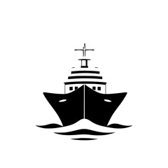 Majestic Yacht Sailing on Calm Waters: A Luxury Cruise Ship Voyage. Explore the serene ocean views and experience the epitome of nautical travel.