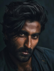 Fototapeta premium Young indian model man