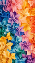 bouquet of colorful flowers, closeup