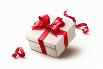 Obraz premium gift box on white background