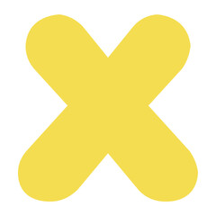 number red and yellow colored icon pack