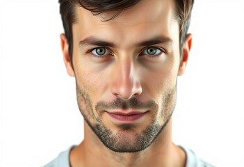 Male portrait with gentle expression