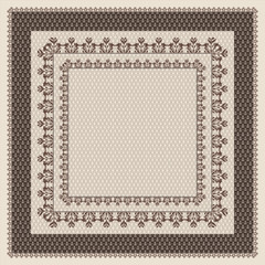 scarf design hijab seamless pattern