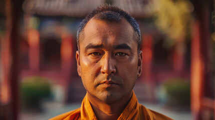 Fototapeta premium close up Buddhist Monks
