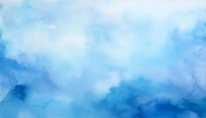 Light Blue Watercolor Painting Creating a Soft and Dreamy Background