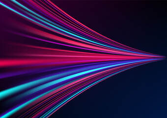 Line Colored Race Or Speedway