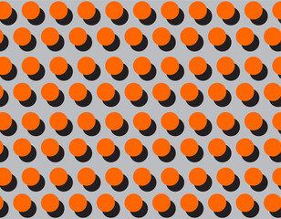 dot pattern orange color vector