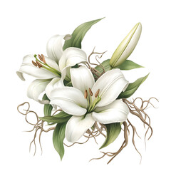 Rustic Religious Easter Day Clipart Vector Illustration