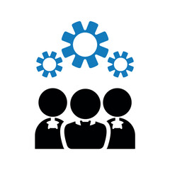  Business expert team icon.