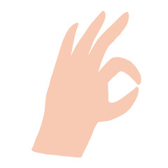 hand showing ok