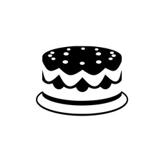 A delectable cake, perfect for birthdays, anniversaries, or any special occasion. This image showcases a rich, layered cake with creamy frosting and delightful decorations.