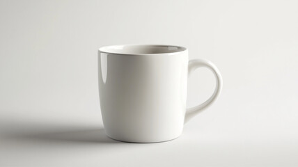 Obraz premium Coffee mug, advertising photo, white background