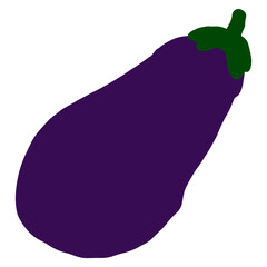 Aubergine Cartoon Eggplant Vegetable Cartoon