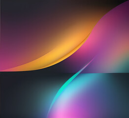 Obraz premium Abstract colorful gradient background for design as banner,advertisement and presentation concept.Futuristic data flow.Explosion effect.Science wallpaper Motion.Neon glowing.Generative AI