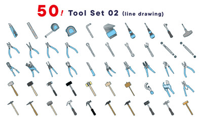 線画／工具のセット50