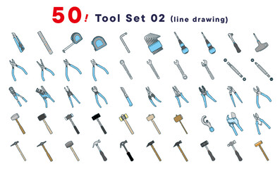 線画／工具のセット50