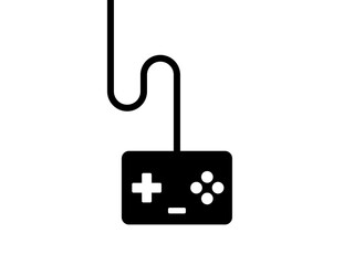 ゲームコントローラーとケーブル