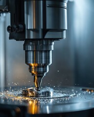 A close up of a high precision instrument showcasing intricate details and advanced technology.