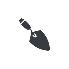 A small handheld trowel vector icon