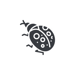 Ladybug vector icon