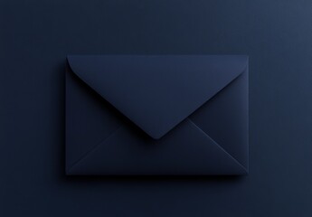 Dark blue envelope on dark blue background.