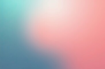 A soft gradient background featuring a blend of aqua (blue-green) and pink hues. Conveys a calm, soothing, gentle, and smooth feel.