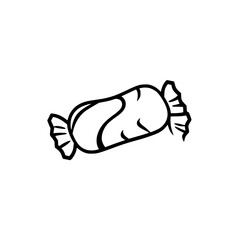 A delightful illustration of a candy, perfect for sweet tooths and confectionery lovers. This image is ideal for food blogs, packaging, and children's books.