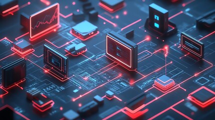 Digital devices connected through cloud storage and global file sharing, symbolizing fast, reliable, and secure data exchange