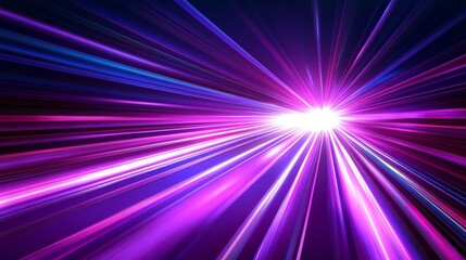 Vibrant abstract light rays radiating from a central point, creating a dynamic visual effect
