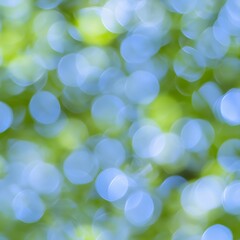 Fototapeta premium Abstract Bokeh Background Green Blue Light Circles