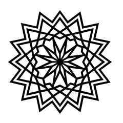 Islamic Geometric Icon