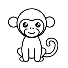 Monkey Outline Icon
