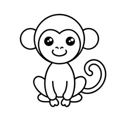 Monkey Outline Icon