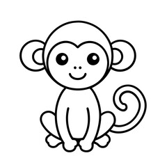 Monkey Outline Icon