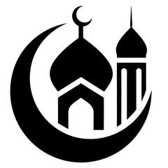Mosque Simple Logo Icon