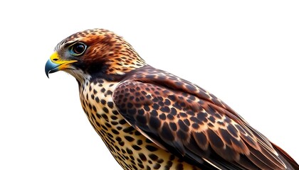 Fototapeta premium Falcon Side View Full Body Background